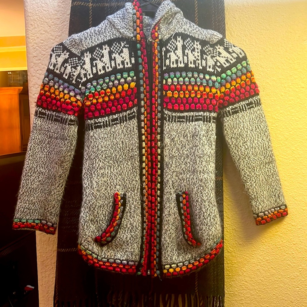 Girls alpaca sweater